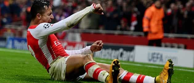 VINES: Alexis Sanchez sure knows his way around a football pitch