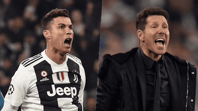 Cristiano Ronaldo mimics Diego Simeone with gesture as Juventus beat Atletico