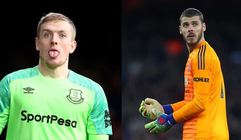 Manchester United consider replacing David De Gea with Jordan Pickford