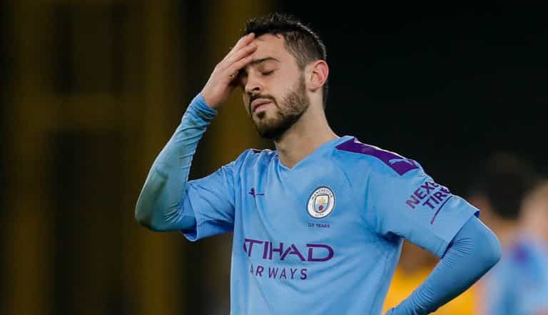 Bernardo Silva goes back for a second nibble at Liverpool fans Bernardo Silva goes back for a second nibble at Liverpool fans