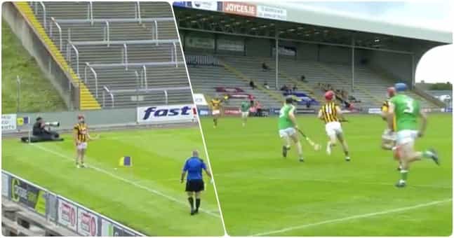 Defence-splitting sideline routine creates goal chance in Wexford final Defence-splitting sideline routine creates goal chance in Wexford final