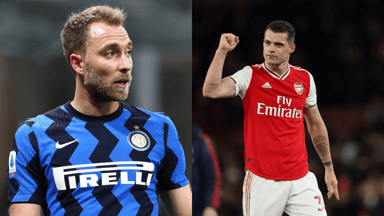 Christian Eriksen linked with shock move to Arsenal in swap deal with Granit Xhaka