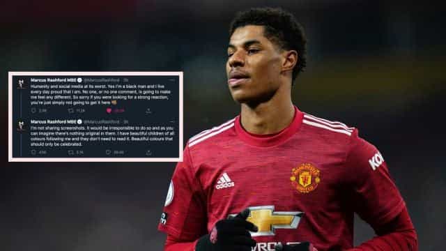 Just Marcus Rashford showing up the racists after Arsenal draw
