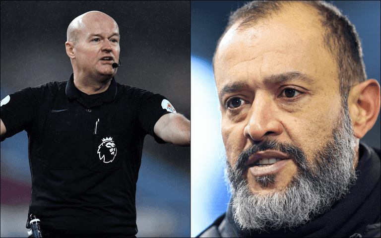 Nuno Espirito Santo fined £25,000 for criticising referee Lee Mason
