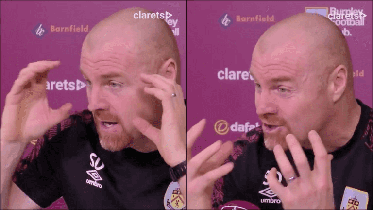 Sean Dyche the entertainer…you love to see it
