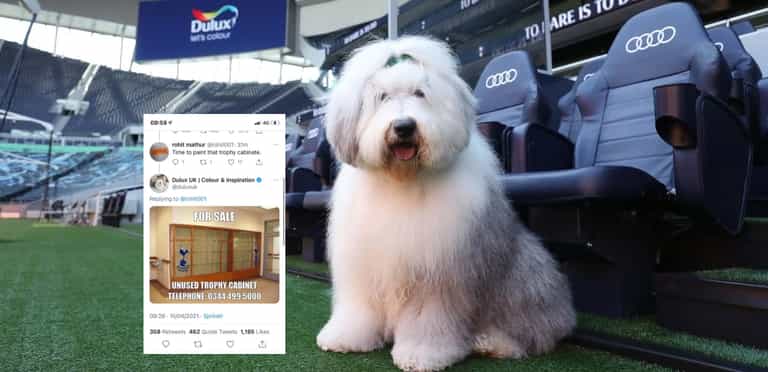 Spurs get roasted by Dulux minutes after announcing them as official sponsor Spurs get roasted by Dulux minutes after announcing them as official sponsor