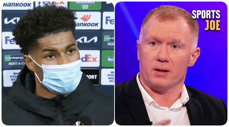 Marcus Rashford comes out fighting but Paul Scholes isn’t buying it Marcus Rashford comes out fighting but Paul Scholes isn’t buying it