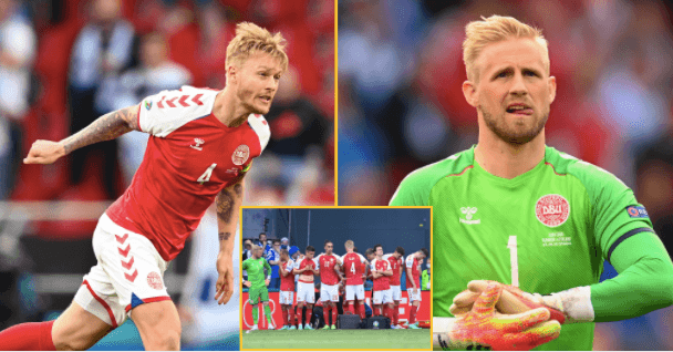 Denmark captain led by example in Christian Eriksen’s hour of need Denmark captain led by example in Christian Eriksen’s hour of need