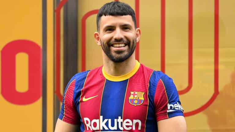 Sergio Aguero finally registered at Barcelona after two more players take pay cuts Sergio Aguero finally registered at Barcelona after two more players take pay cuts