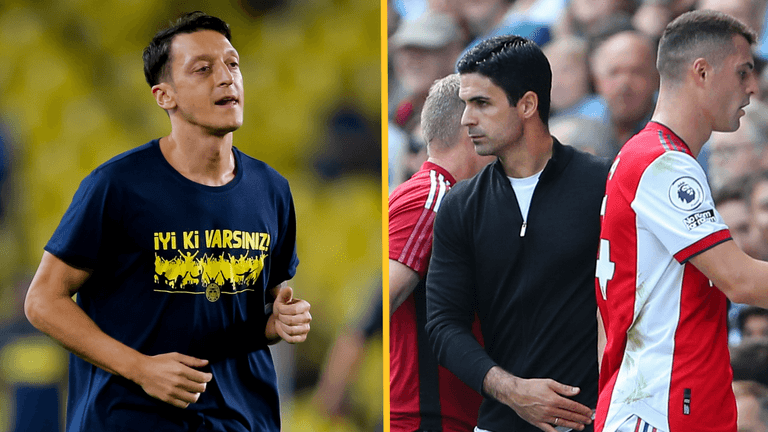 Mesut Özil makes his feelings known after Man City thrash Arsenal Mesut Özil makes his feelings known after Man City thrash Arsenal