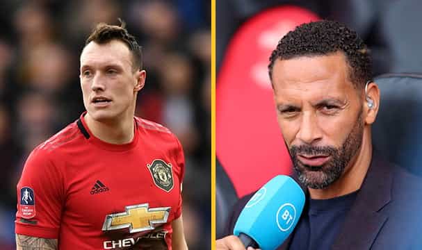 Phil Jones fires back at “really poor” Rio Ferdinand comments Phil Jones fires back at “really poor” Rio Ferdinand comments