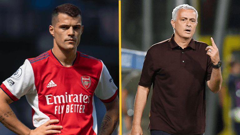 Jose Mourinho urges Granit Xhaka to get Covid vaccine after positive test Jose Mourinho urges Granit Xhaka to get Covid vaccine after positive test