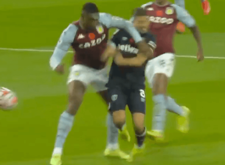 Everybody is confused why Kortney Hause wasn’t sent off for Aston Villa
