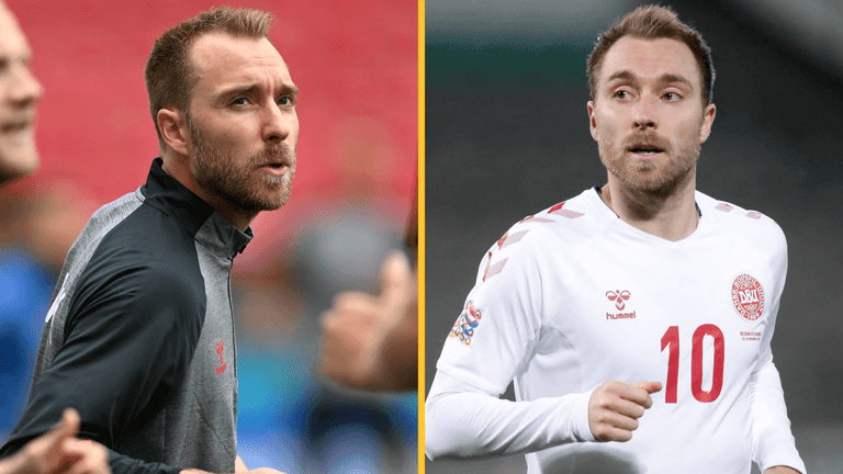 Christian Eriksen trains with new team ahead of return to football