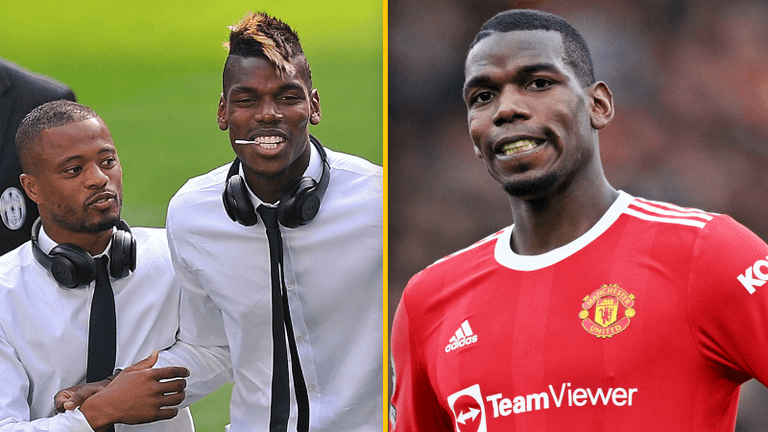 Paul Pogba on the support Patrice Evra provided during bouts with depression