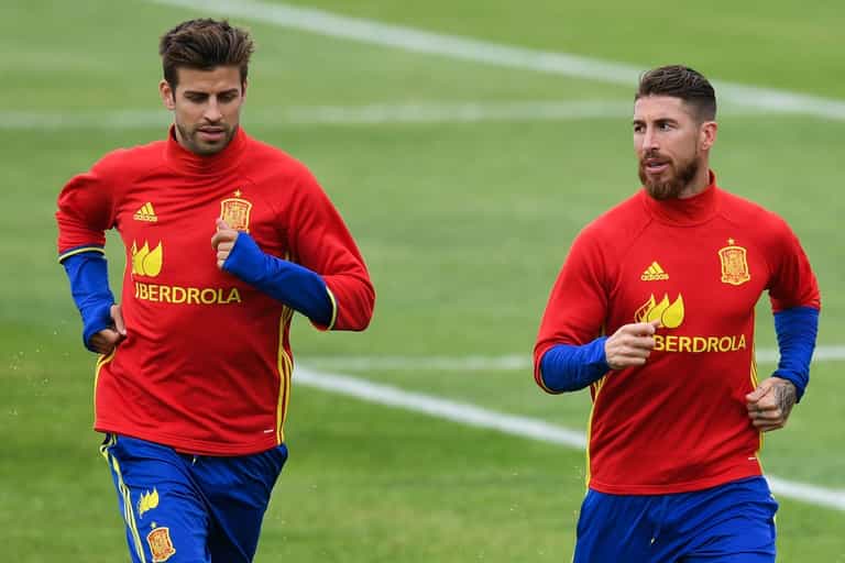 Gerard Pique secretly sent voice note from Sergio Ramos to Spanish football president