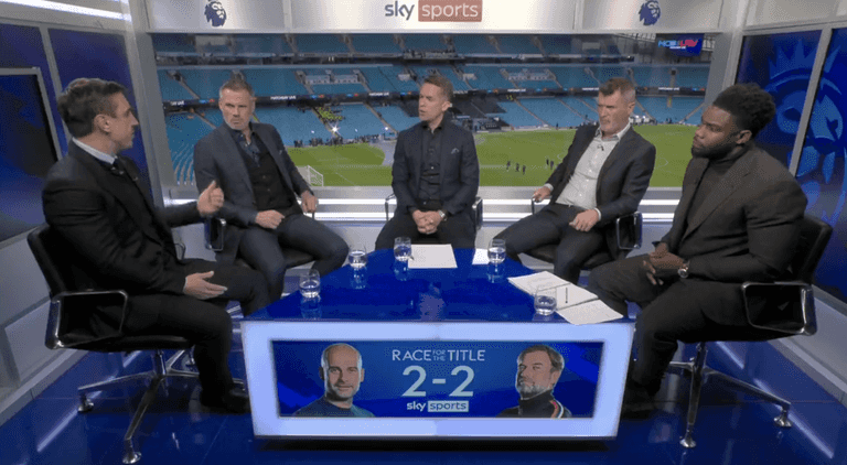 Roy Keane roasts Gary Neville about ‘dropping back’ at end of his career Roy Keane roasts Gary Neville about ‘dropping back’ at end of his career