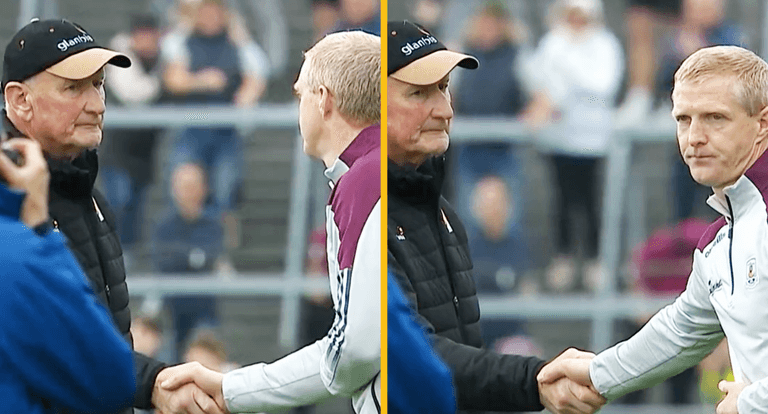 Shefflin and Cody meet up for one of the most iconic hand-shakes ever