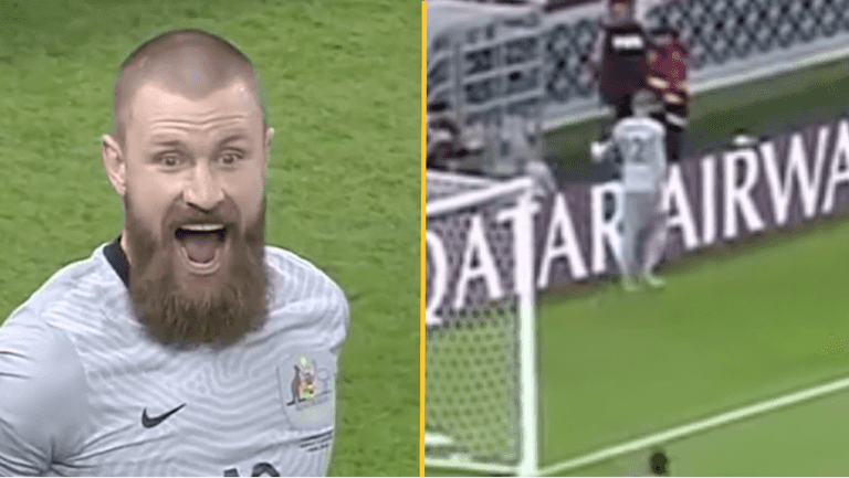 Andrew Redmayne hides Peru ‘keeper’s water bottle before penalty heroics