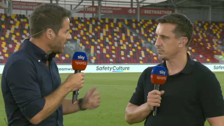 Gary Neville and Jamie Redknapp involved in heated clash over Man United Gary Neville and Jamie Redknapp involved in heated clash over Man United