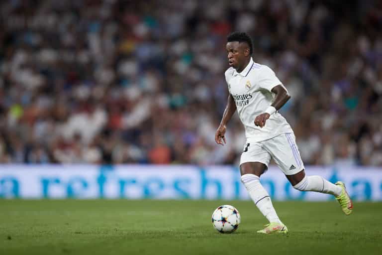 Atletico Madrid fans filmed singing racist chants aimed at Vinicius Jr