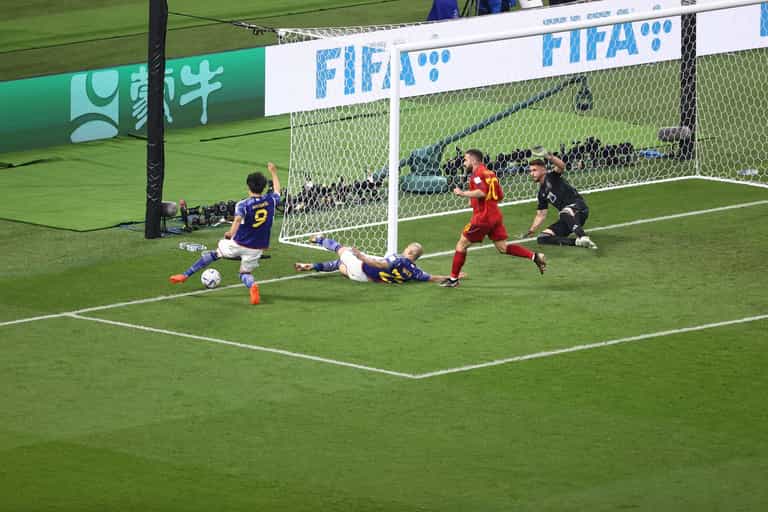 New released footage shows controversial Japan goal against Spain was right to stand New released footage shows controversial Japan goal against Spain was right to stand