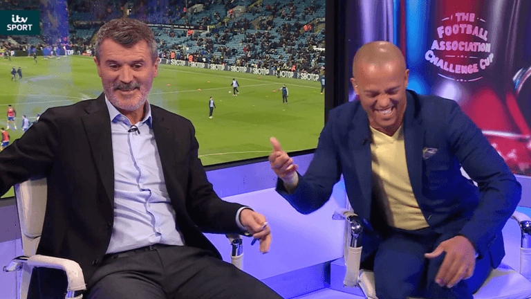 Roy Keane leans into one of his go-to gags when discussing heroic goalkeeper