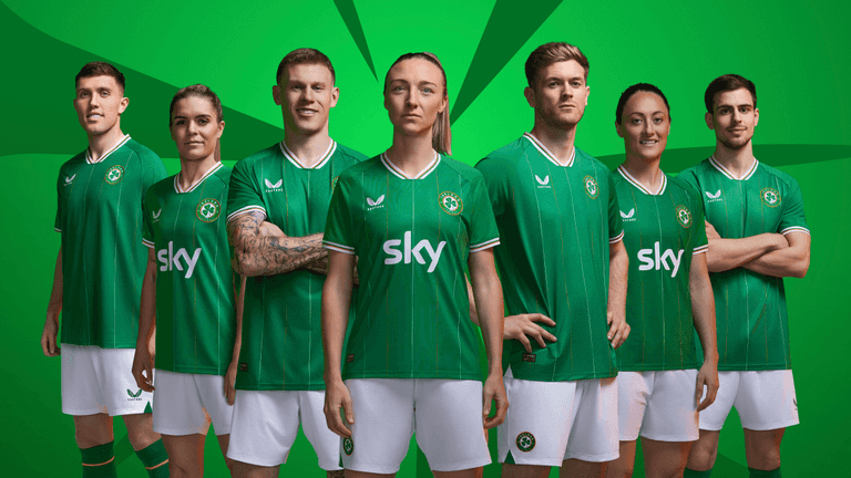 The new Ireland football jersey has finally been revealed