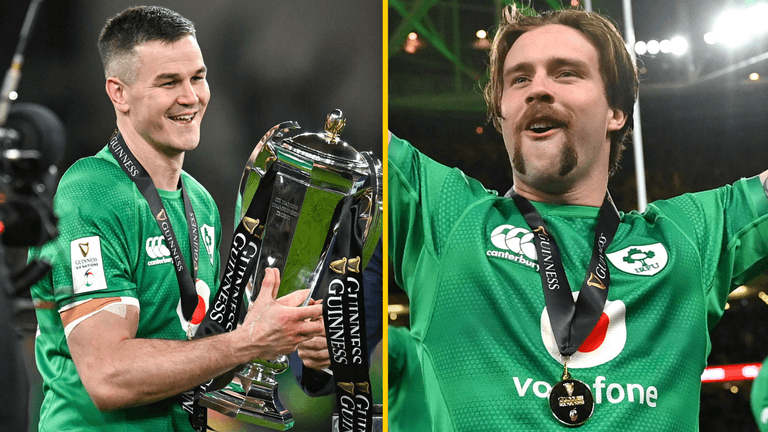 Johnny Sexton was never going to let Mack Hansen forget his Grand Slam tattoo idea