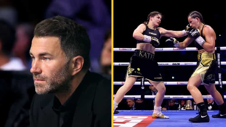 Eddie Hearn reveals rematch plans after Katie Taylor defeat to Chantelle Cameron Eddie Hearn reveals rematch plans after Katie Taylor defeat to Chantelle Cameron