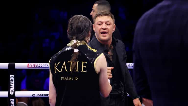 Conor McGregor has a message for Katie Taylor after heartbreaking defeat Conor McGregor has a message for Katie Taylor after heartbreaking defeat