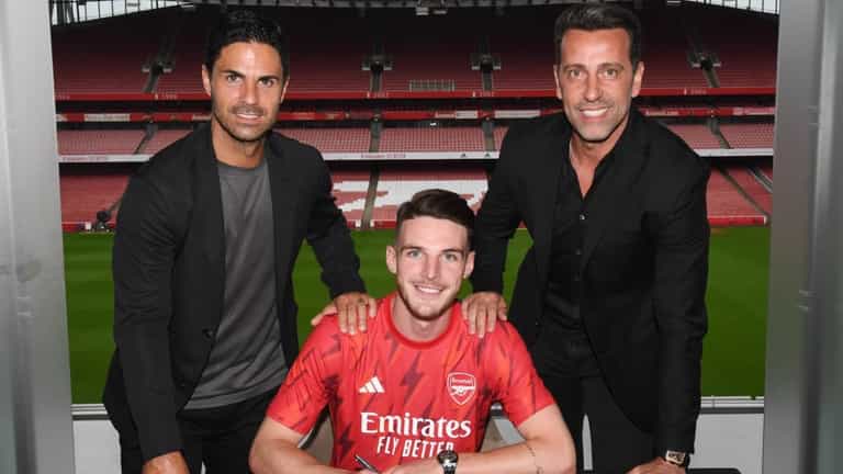 Arsenal announce signing of Declan Rice for English record fee Arsenal announce signing of Declan Rice for English record fee