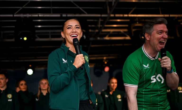 Katie McCabe cracks Marcus Rashford joke at Ireland’s homecoming bash Katie McCabe cracks Marcus Rashford joke at Ireland’s homecoming bash