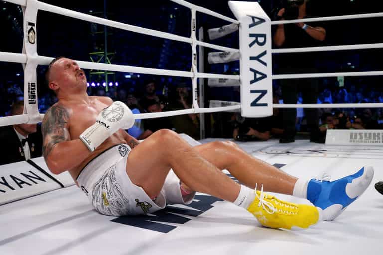 TNT pundits lose their mind over Daniel Dubois’ ‘low blow’ against Oleksandr Usyk