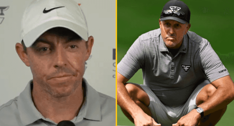 Rory McIlroy swipes at Phil Mickelson after Ryder Cup betting allegation Rory McIlroy swipes at Phil Mickelson after Ryder Cup betting allegation