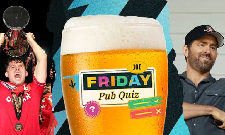 The SportsJOE Friday Pub Quiz: Week 41 The SportsJOE Friday Pub Quiz: Week 41