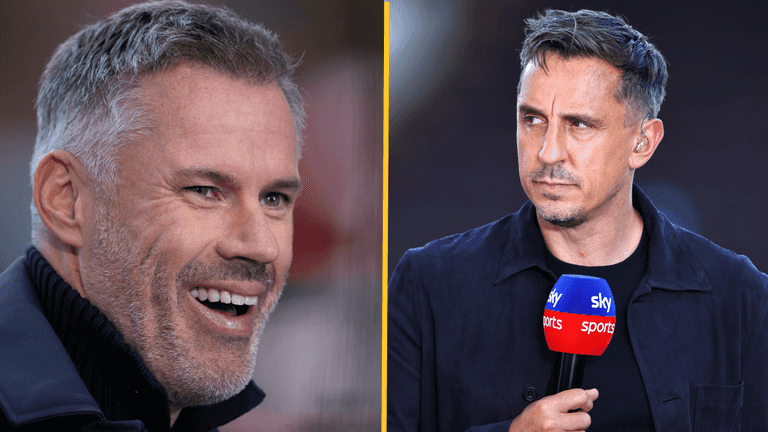 Jamie Carragher sends Gary Neville reminder after Man United’s European exit