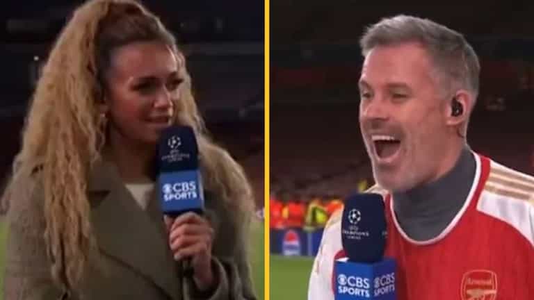 Jamie Carragher heavily criticised over Kate Abdo joke that ‘went too far’