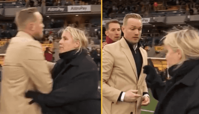 Emma Hayes says ‘male aggression shouldn’t be tolerated’ in women’s game after altercation with Arsenal manager