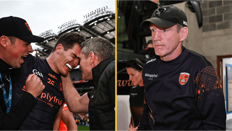 Kieran McGeeney explains colour blindeness reason behind jersey selection Kieran McGeeney explains colour blindeness reason behind jersey selection
