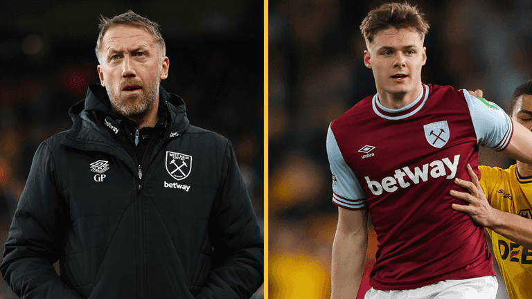 Graham Potter criticises Evan Ferguson miss after subbing the striker early in Wolves loss