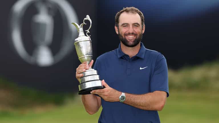 Fans spot hilarious Scheffler hairline airbrush by Taylormade after Open win
