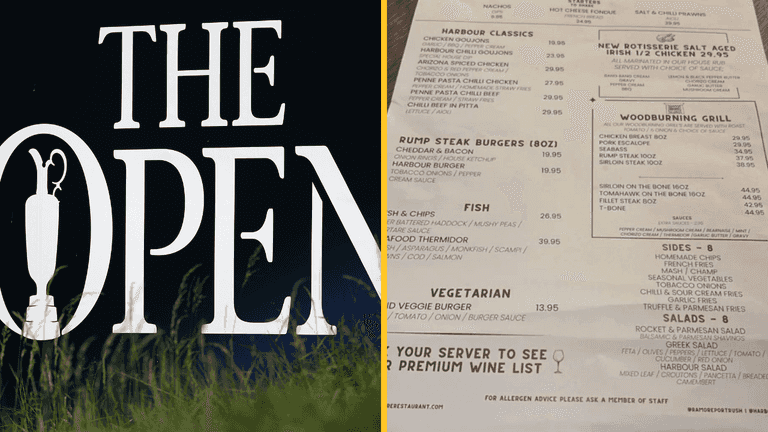 Portrush restaurant to change tack after backlash to severe Open price hike