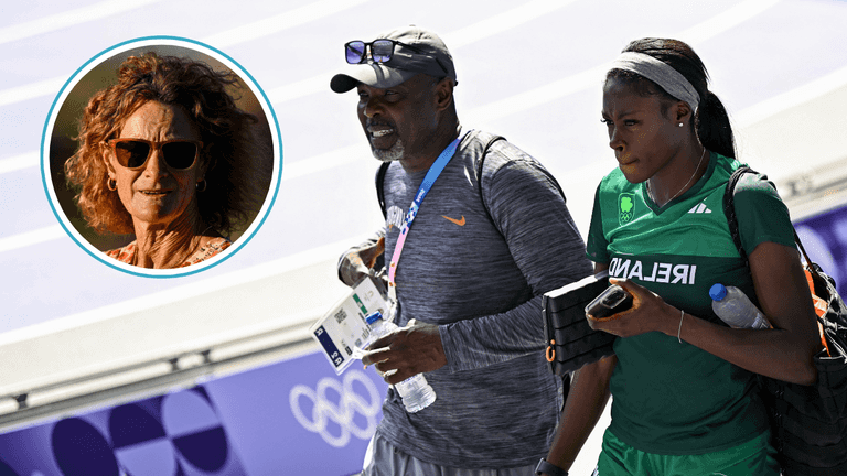 Adeleke coach responds after Irish track legend questions her motives