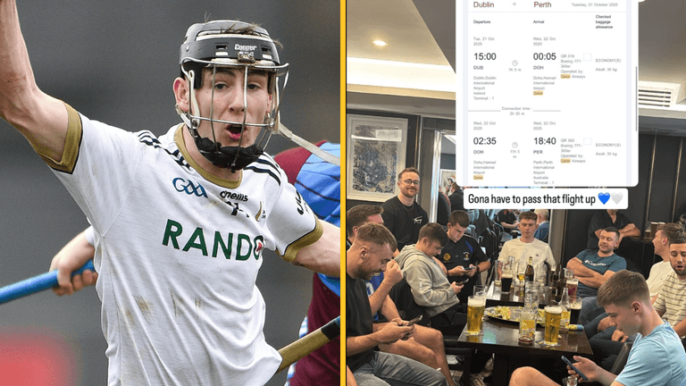 Antrim hurling winner forgoes flight home to Australia for Monday (and Tuesday) club party Antrim hurling winner forgoes flight home to Australia for Monday (and Tuesday) club party