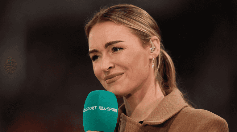 Laura Woods collapses while presenting England game live on TV