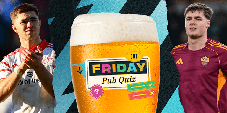 The SportsJOE Friday Pub Quiz: Week 123 The SportsJOE Friday Pub Quiz: Week 123