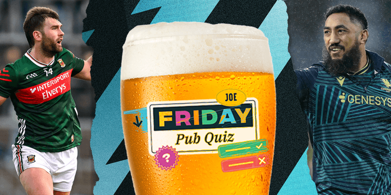 The SportsJOE Friday Pub Quiz: Week 125 The SportsJOE Friday Pub Quiz: Week 125