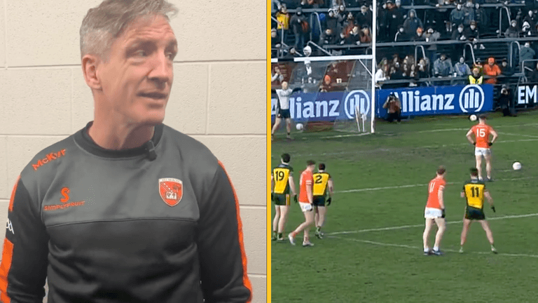 McGeeney hilariously slags off star man after huge penalty miss