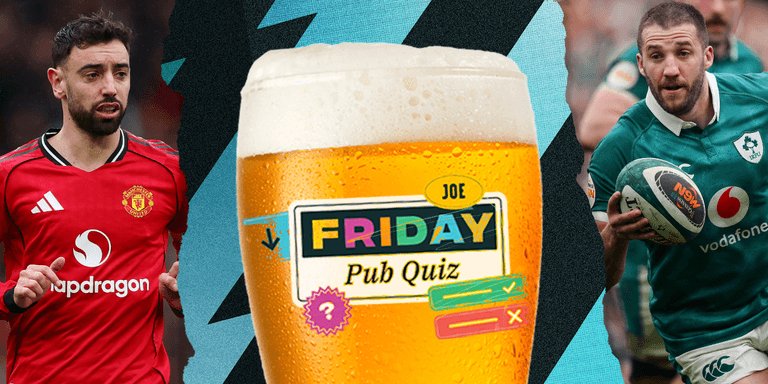The SportsJOE Friday Pub Quiz: Week 132 The SportsJOE Friday Pub Quiz: Week 132